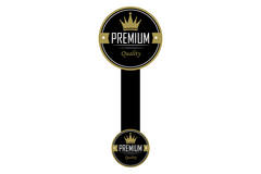 STICKERBAND 'PREMIUM QUALITY' SLUITZEGEL 500st/rol